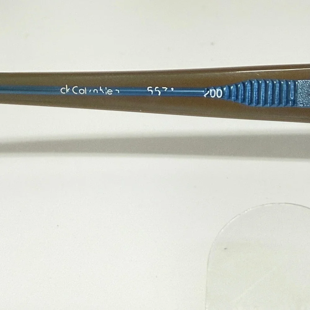 Calvin Klein CK 5572 200 Brown Blue‎ Rhinestone Eyeglasses Frames 50-16-130